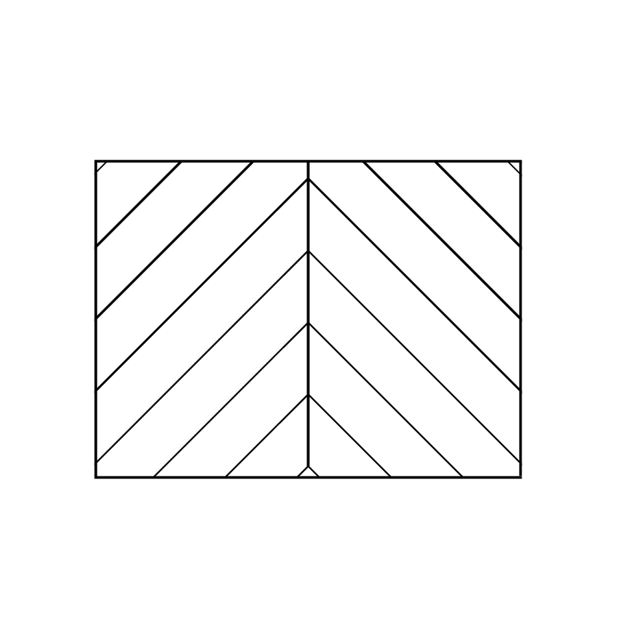Chevron plaktegels