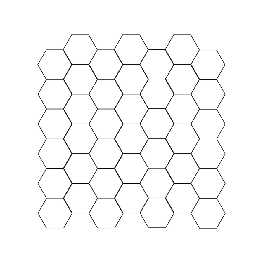 Hexagon plaktegels