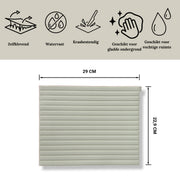 Adhesive tile Rose glow chevron 1mm