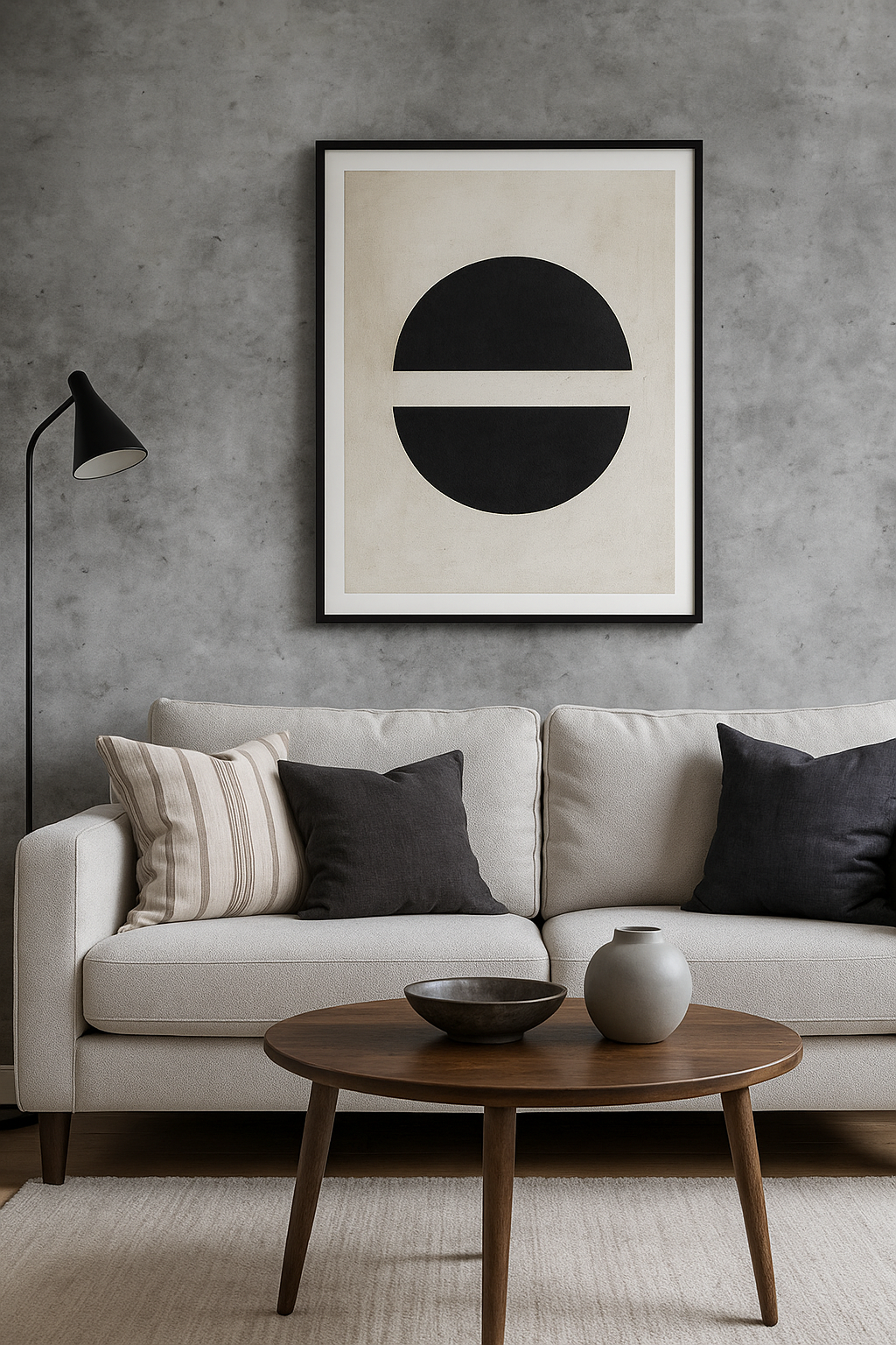Zelfklevend behang - Beton look light grey