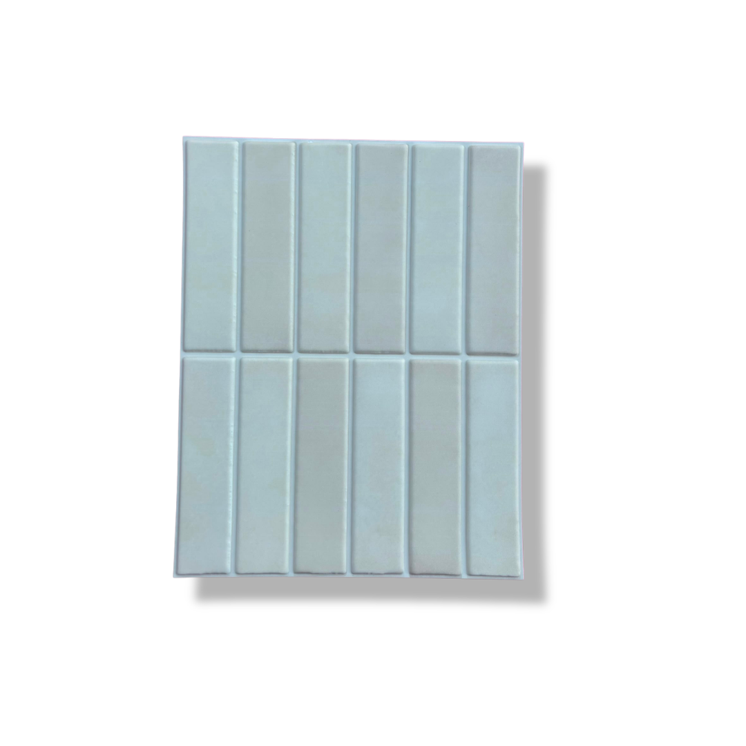 Klebefliese Rose Glow Chevron 1mm
