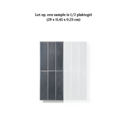 Plaktegels black mist sample
