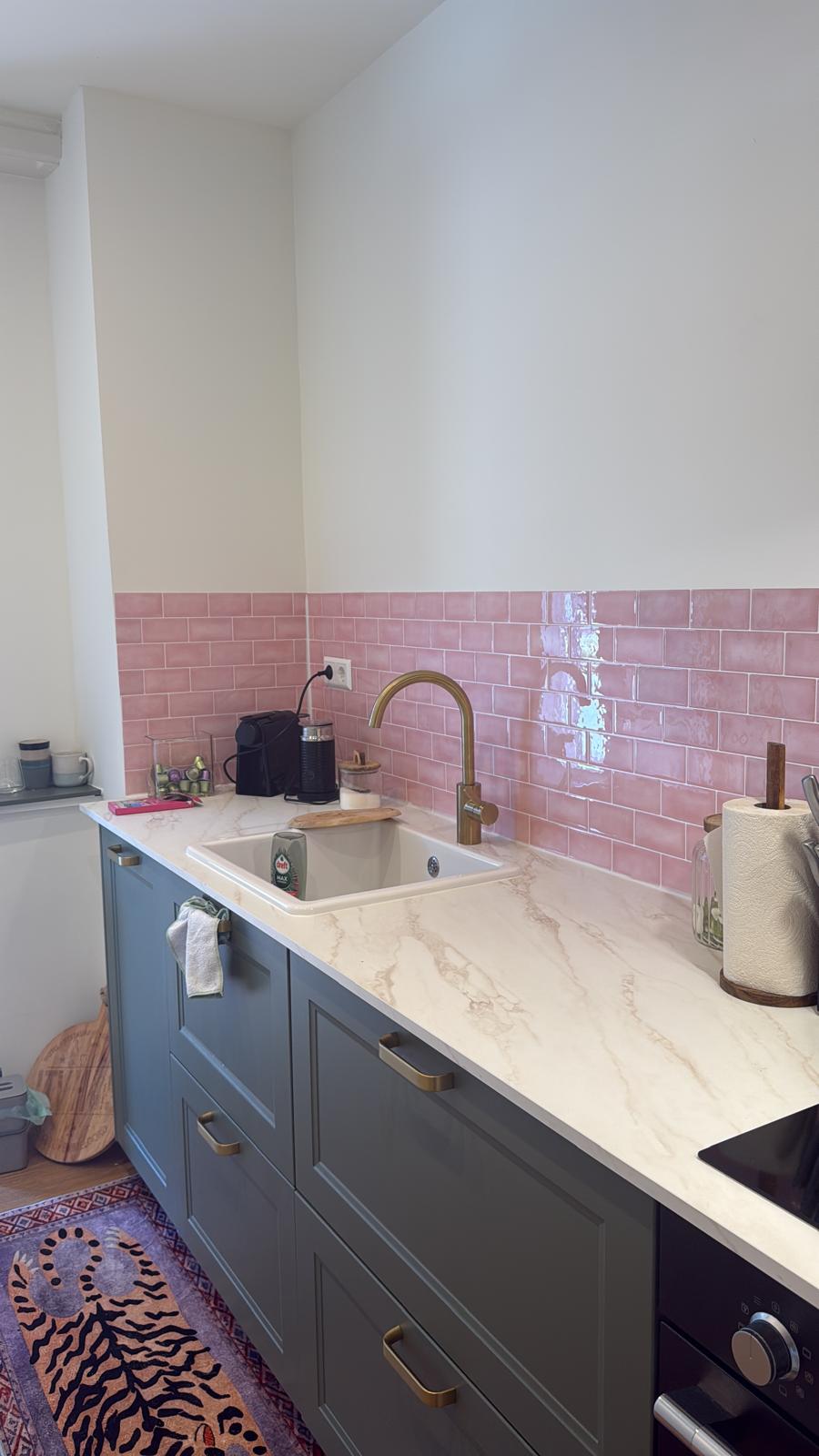 Adhesive tile Rose Glow 2.3mm
