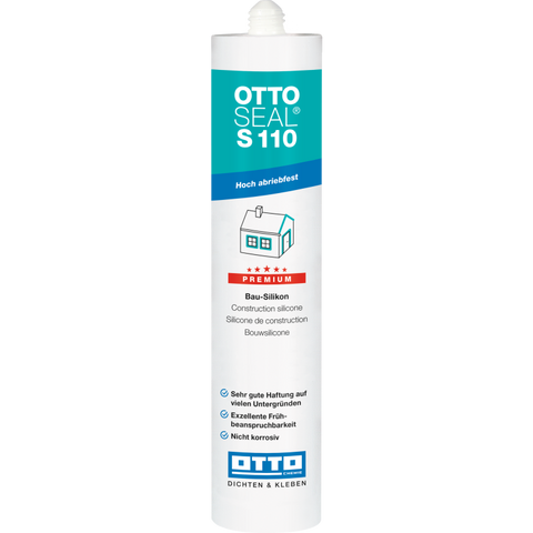 OTTO SEAL S110 - WIT - siliconen afwerk kit